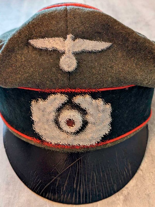 Heer artillery officers Alter Art cap insignias