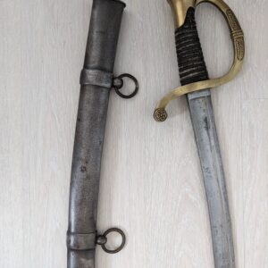 French officer’s artillery saber, model 1829