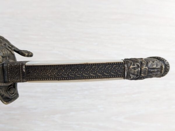 French Officer’s sword grip side, Bourbon Restoration