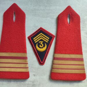 Epaulettes of a Spahis Commander and a sleeve patch from the 3rd Spahis Regiment