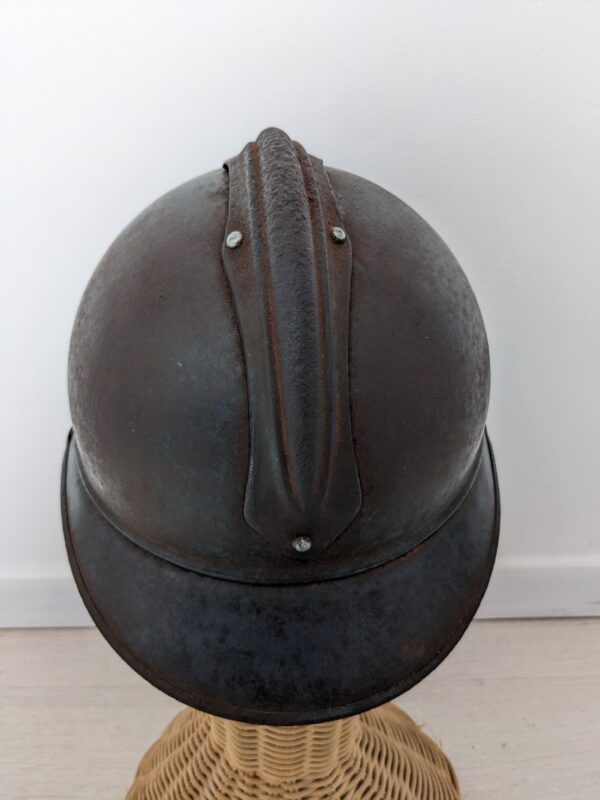 back view of the french adrian helmet