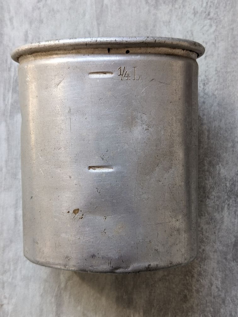 ww1 german drinking cup front view