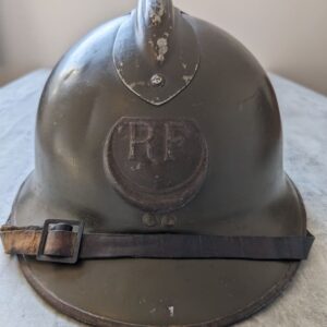 French Adrian Helmet from World War II, African Troops