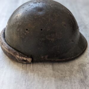 French Helmet Model 35/37 for Motorized and Motorcycle Troops, Second World War