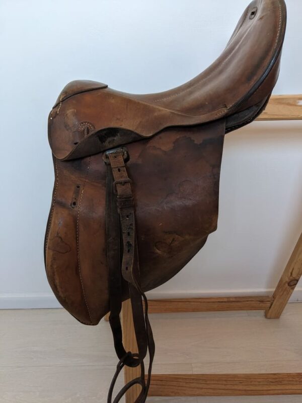 ww2 wehrmacht saddle left side view