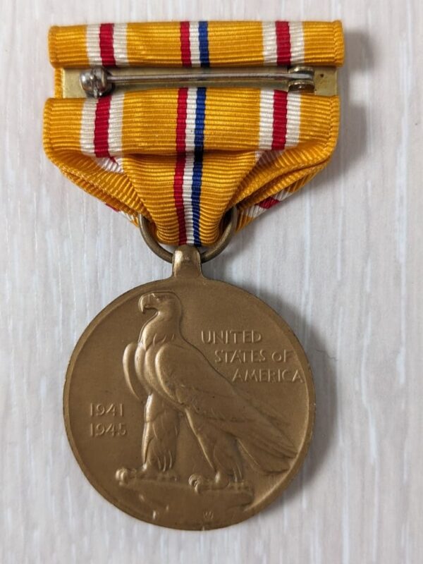 second world war asiatic pacific campaign medal reverse