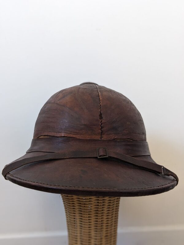 ww2 french colonial helmet front view