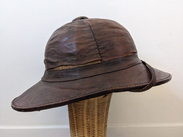 ww2 french colonial helmet right side view