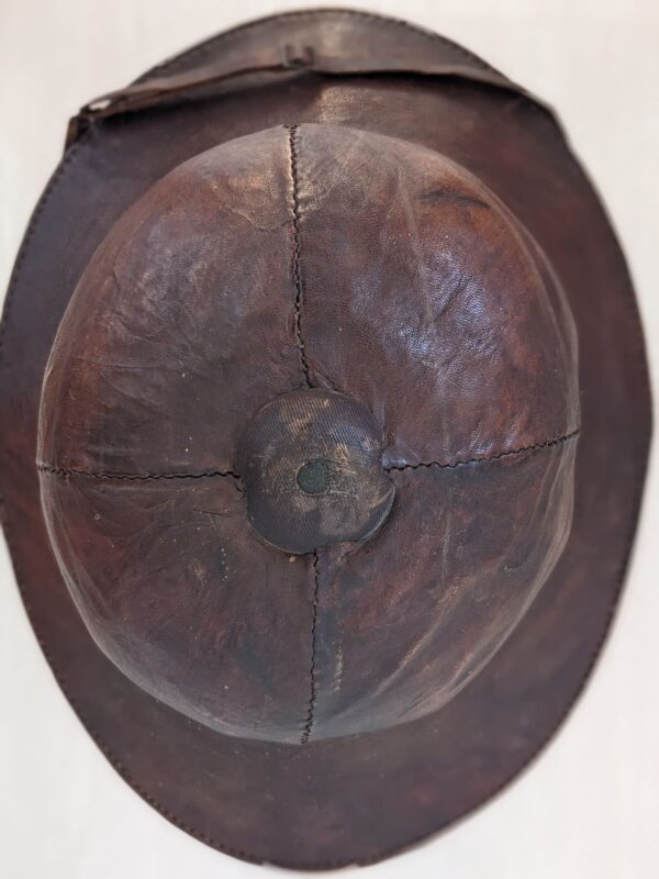 ww2 french colonial helmet top view