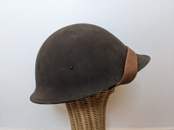 world war II british mkiii helmet right side view