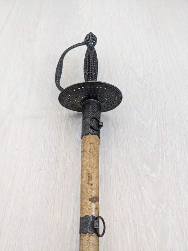 French Officer's Sword in Silver, Circa 1790–1800 - Image 2