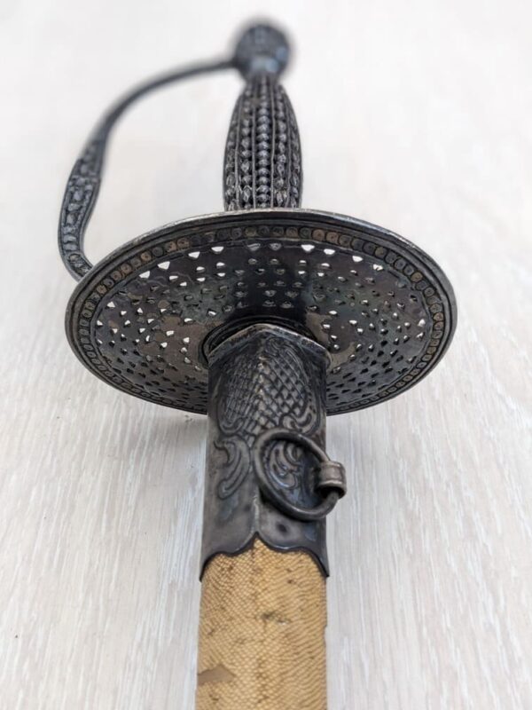 French Officer's Sword in Silver, Circa 1790–1800