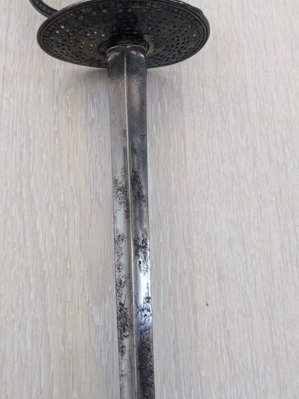 French Officer's Sword in Silver, Circa 1790–1800 - Image 6