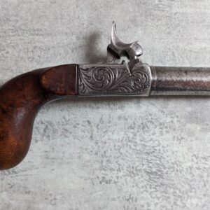 Par de Pistolas Francesas de Percusión con Llave de Caja, circa 1840 / 1850