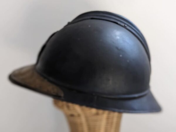 Casque Adrian Modèle 1915 du Génie avec sa Plaque de Soldat de la Grande Guerre – Image 2