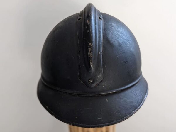 Casque Adrian Modèle 1915 du Génie avec sa Plaque de Soldat de la Grande Guerre – Image 3