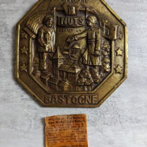 Commemorative Plaque of the Siege of Bastogne