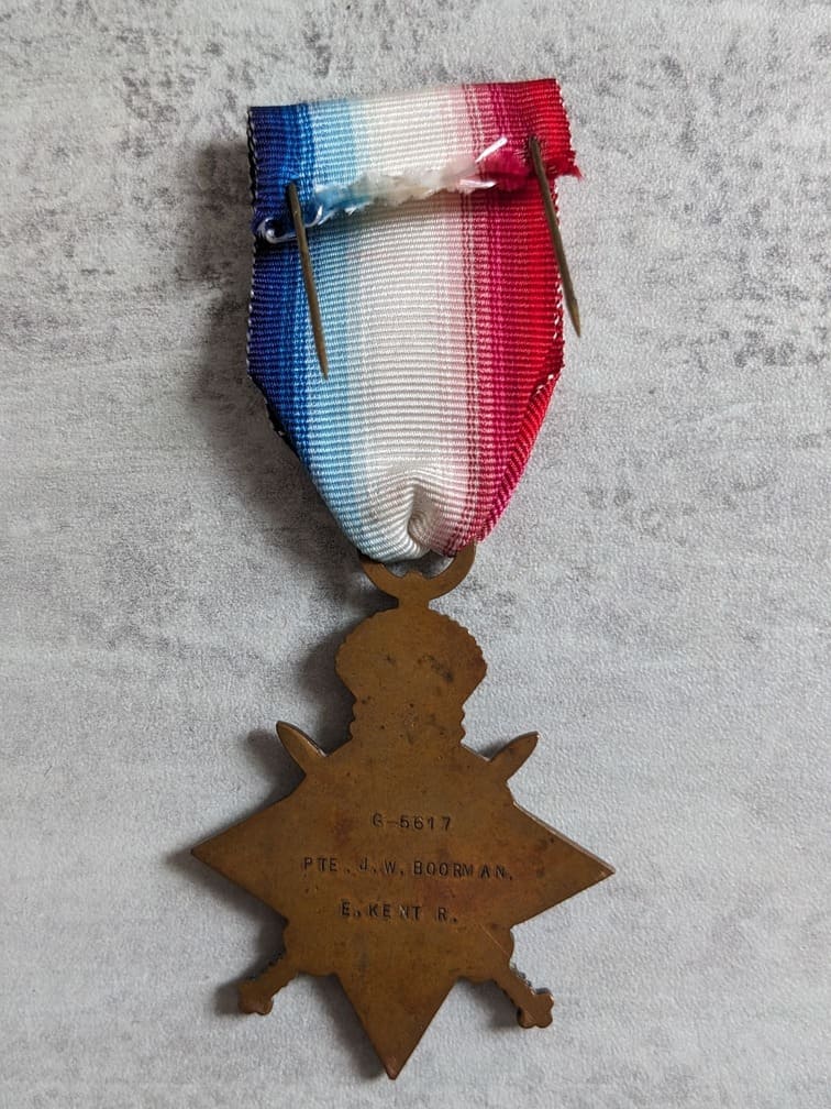 1914-15 Star Britannique, The Buffs – Image 2