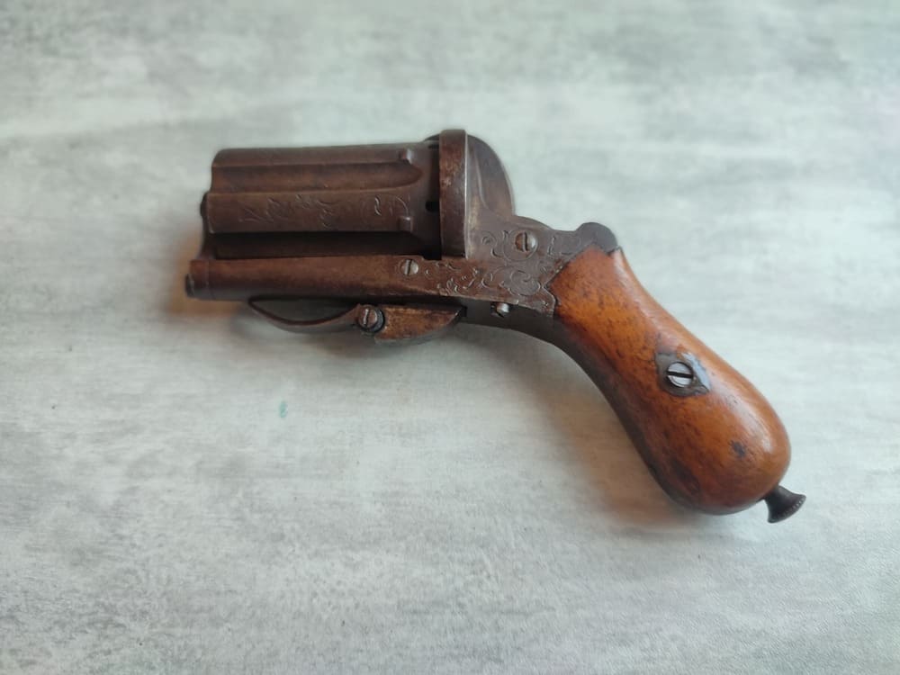 "Pepperbox" Revolver 7mm, Liège-Made
