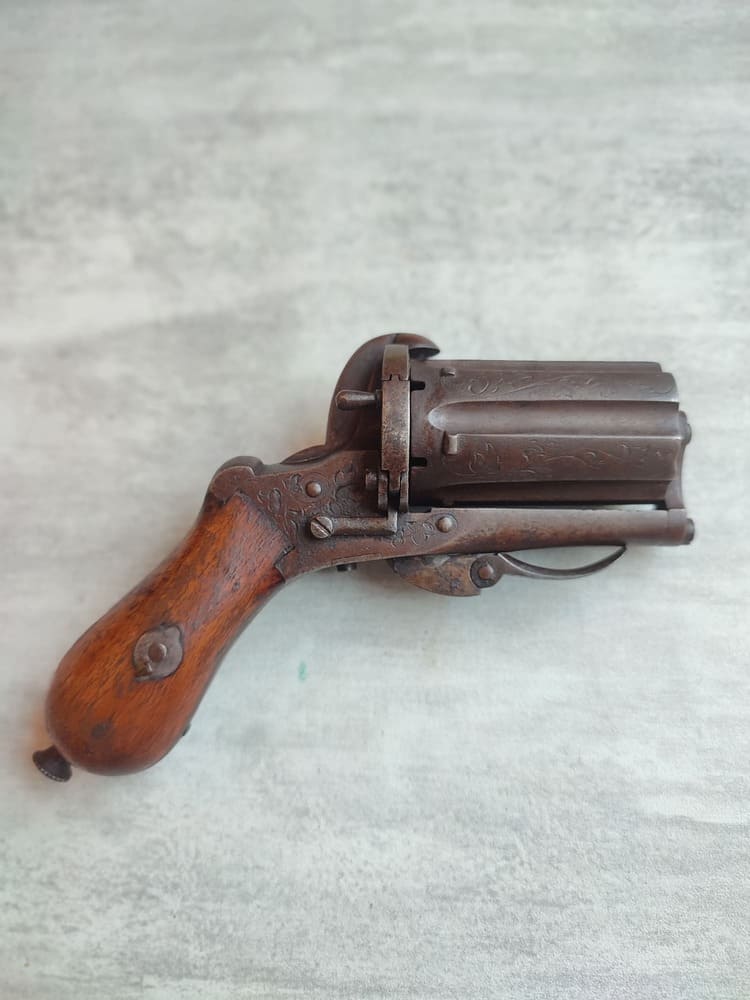 "Pepperbox" Revolver 7mm, Liège-Made - Image 2