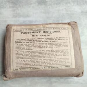 French Individual Bandage, First World War