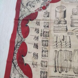 French Military Instruction Handkerchief No. 8