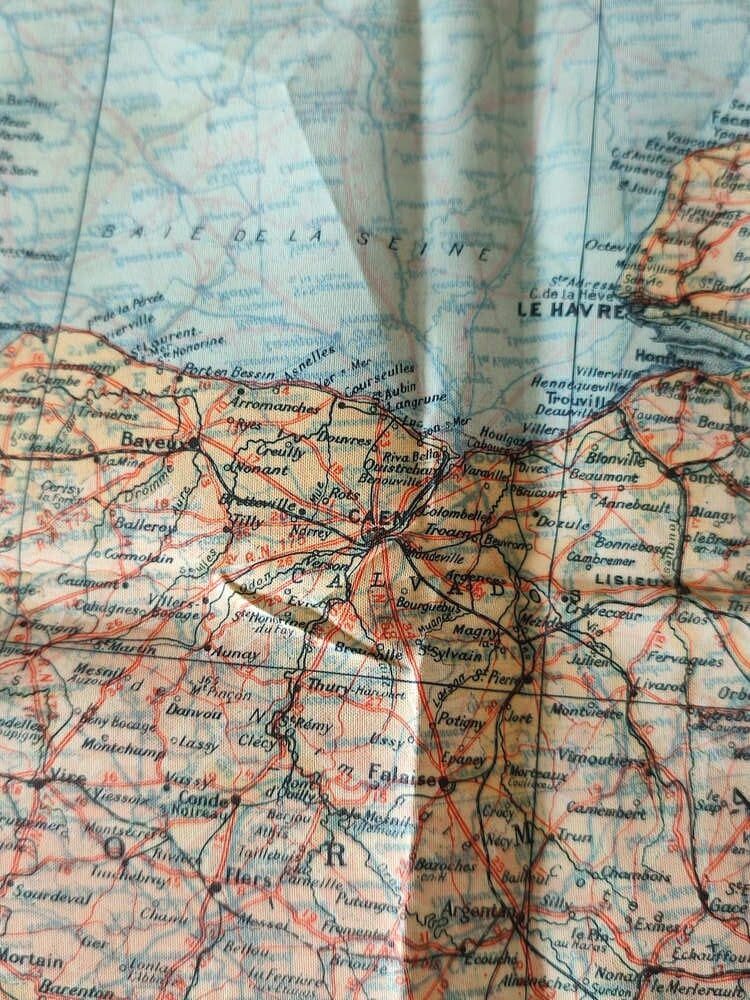 WW2 Silk Escape Map, Sheet 43 A/B - Image 4