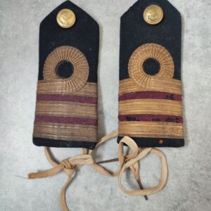 WW2 Era Pair of Royal Navy Commander Shoulder Boards
