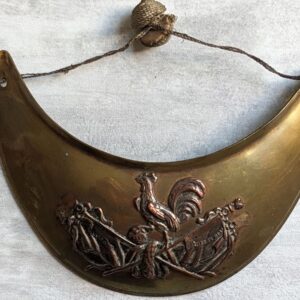 French Officer’s Gorget of the National Guard, July Monarchy