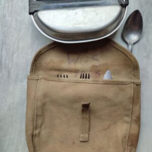 US M1942 Mess Kit and Cutlery in its M1928 Pouch
