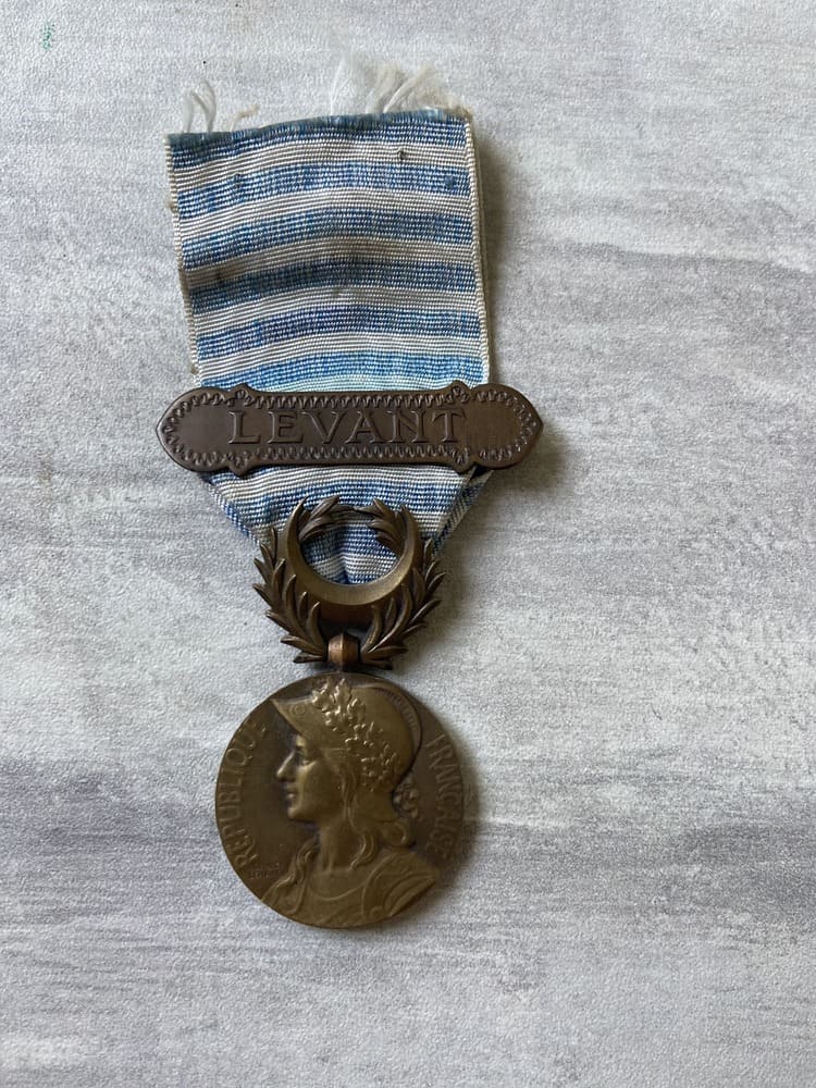 French Levant Commemorative Medal