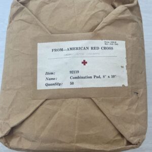 Package of 50 Combination Pads, American Red Cross, WWII