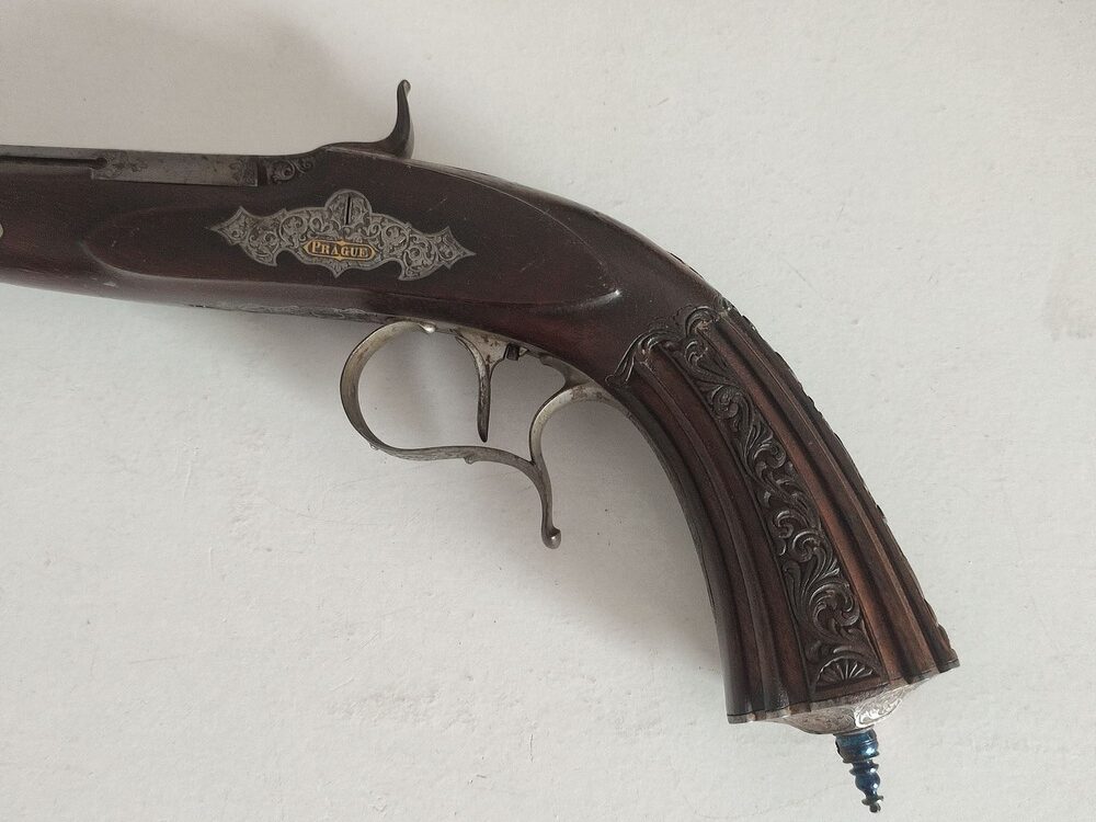 Exceptional Lebeda Dueling Pistol - Image 13