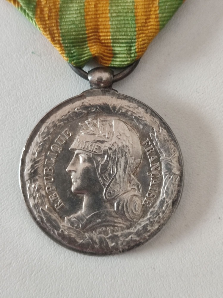 French Commemorative Medal of the Tonkin Expedition, Navy Model - Image 3