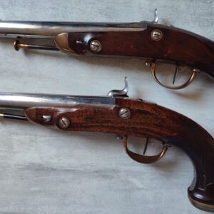 Pair of French Officer’s Cavalry Pistols, Model 1816/22