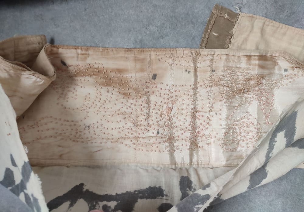 WWII Japanese Senninbari Belt - Image 7