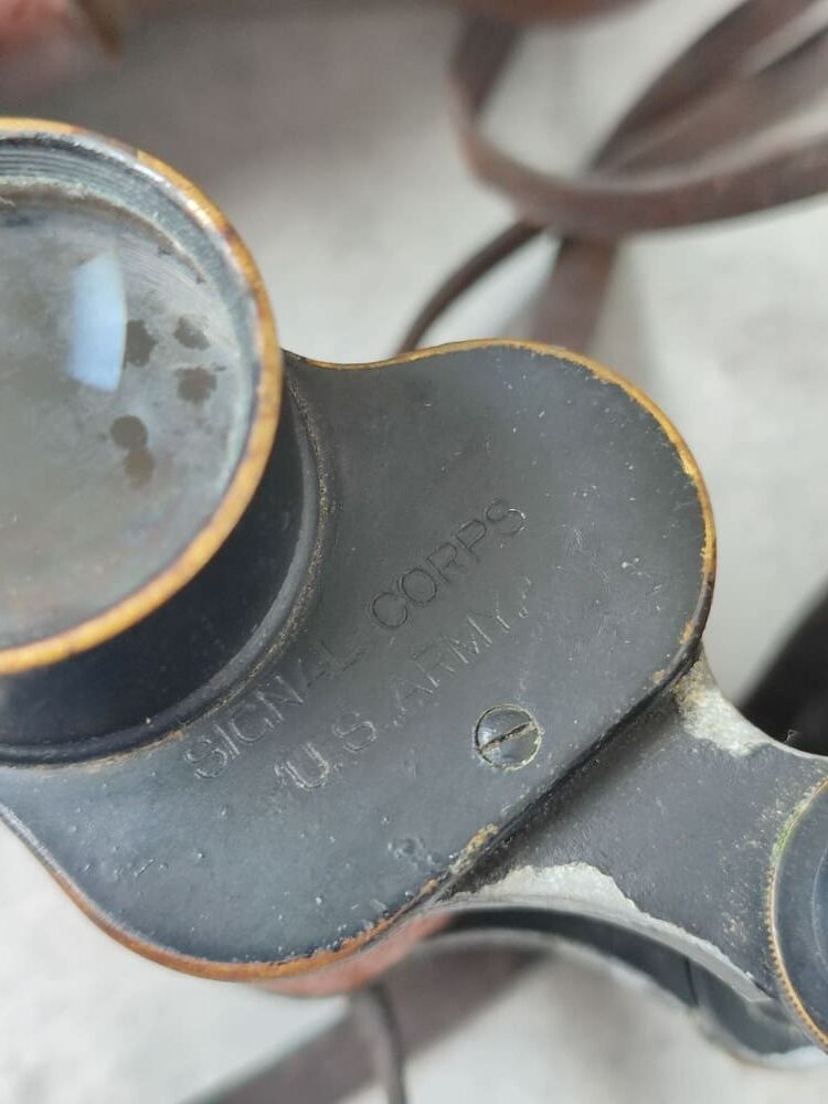 US Army Signal Corps Binoculars, WWI/WWII - Image 3