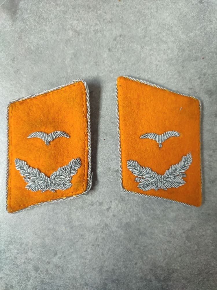 Luftwaffe Collar Tabs for Pilot or Fallschirmjäger