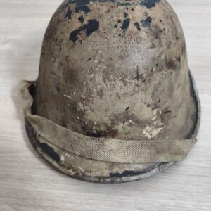 British Mk III “Turtle” Helmet with Normandy Sand Camouflage