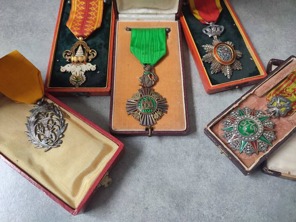 Group of Colonial Decorations Awarded to an Administrator in Indochina