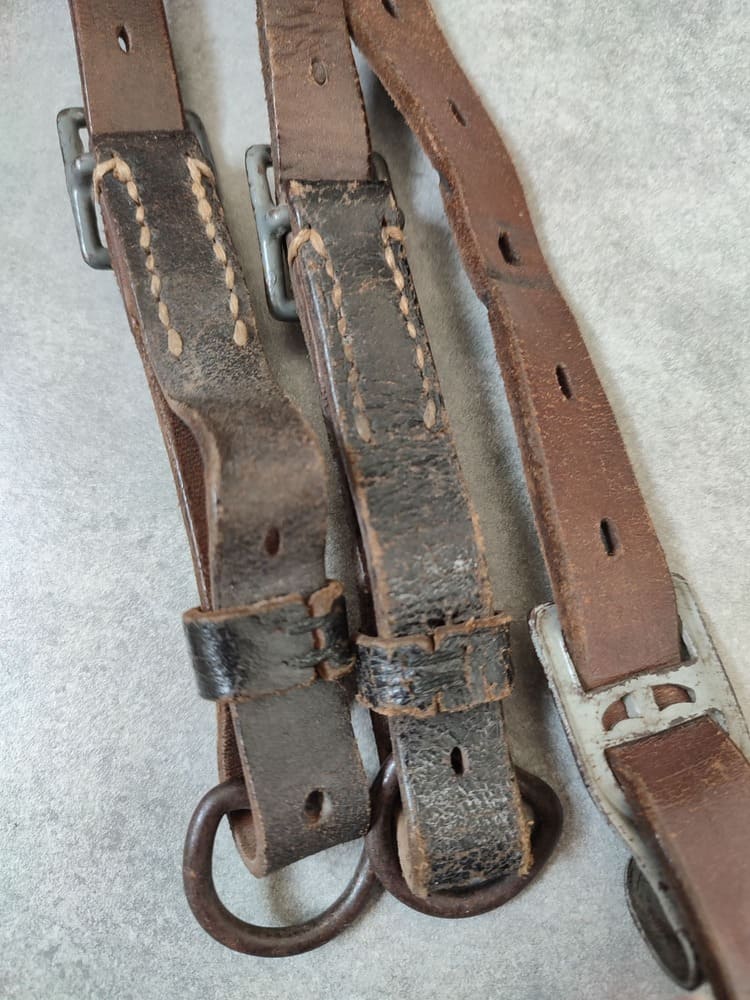German WWII Heavy Y-Straps - Image 6