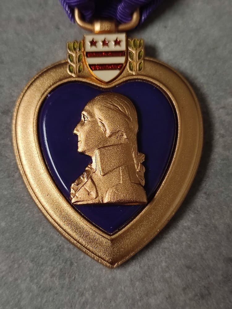 Purple Heart of a Glider Troops Soldier, Battle of the Bulge and Rhineland Campaign - Image 3