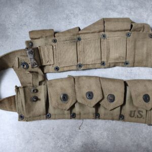 WWII US M-1923 Cartridge Belt