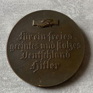 Hindenburg – Hitler Commemorative Medal