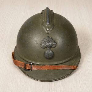 Model 1915 Adrian Infantry Helmet, Reconditioned in 1940