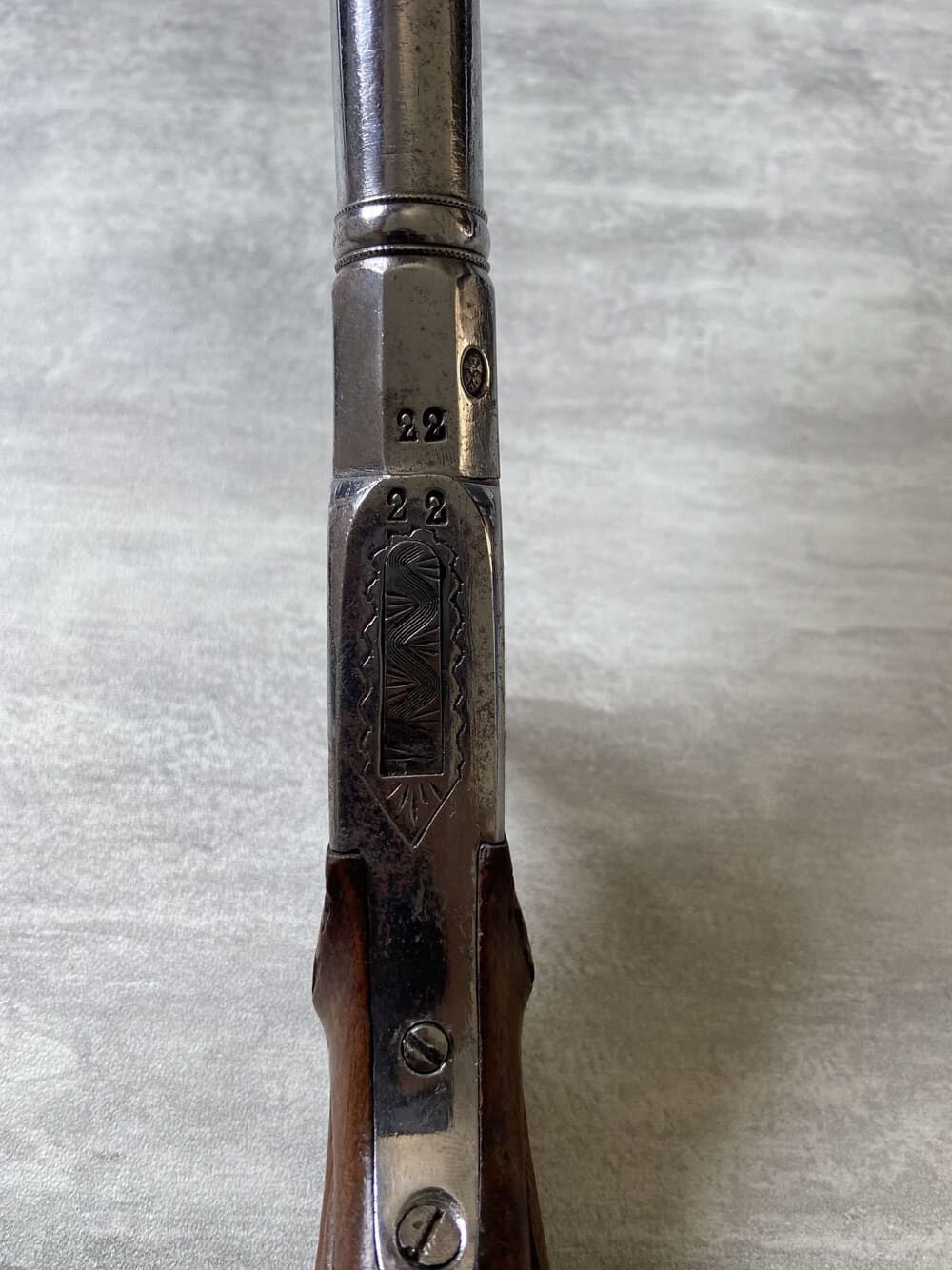 Small Boxlock Percussion Pistol, France, circa 1860 - Image 5