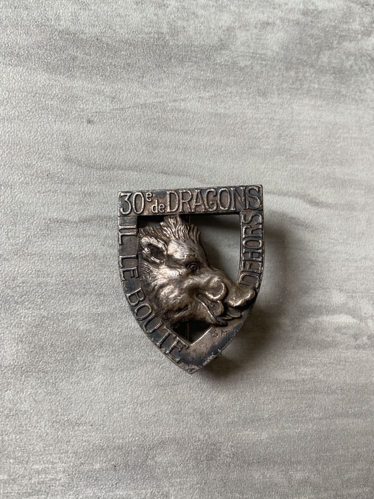 Insignia of the 30th Dragoon Regiment, Algerian War period