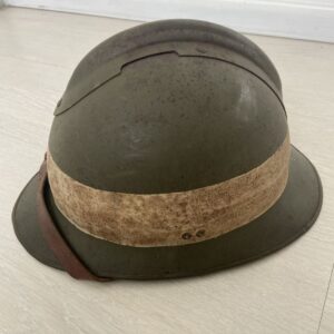 Adrian Model 1926 Helmet, French Army Transport Corps, WWII