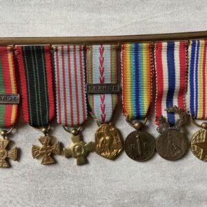 France: WWII Miniature Medal Bar