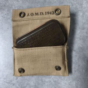 US M-1910 First Aid Pouch with Carlisle First Aid Packet, WWII